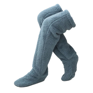 LUXFootie™ Fuzzy Socks! Thigh High Socks – Ombrolux